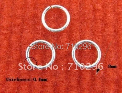 100pcs/lot 925 Solid Sterling Silver Findings 0.6*8mm 925 Silver Jump Ring DIY 925 silver jewelry
100pcs/lot 925 Solid Sterling Silver Findings 0.6*8mm 925 Silver Jump Ring DIY 925 silver jewelry