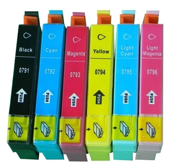hisaint for Epson LC0791 0792 0793 0794 0795 0796 Ink Cartridge For EPSON Stylus Photo Artisan 1430 PX 730WD Ink jet Printer
hisaint for Epson LC0791 0792 0793 0794 0795 0796 Ink Cartridge For EPSON Stylus Photo Artisan 1430 PX 730WD Ink jet Printer