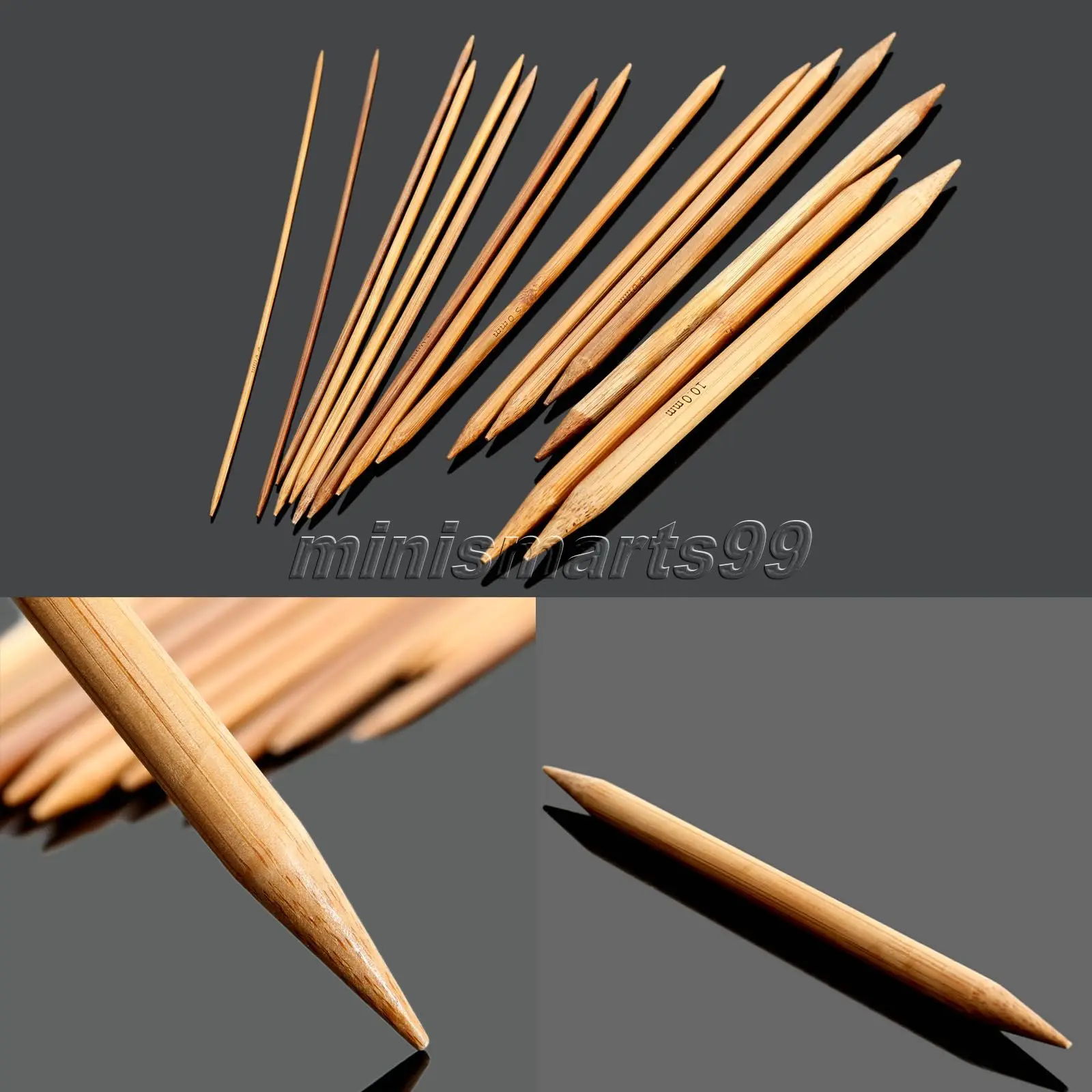 Hot 75pcs 15 Size 7.9"(20cm) 2-10mm Double Pointed Carbonized Bamboo Knitting Needles Sewing Accessories Tools Costura
Hot 75pcs 15 Size 7.9"(20cm) 2-10mm Double Pointed Carbonized Bamboo Knitting Needles Sewing Accessories Tools Costura