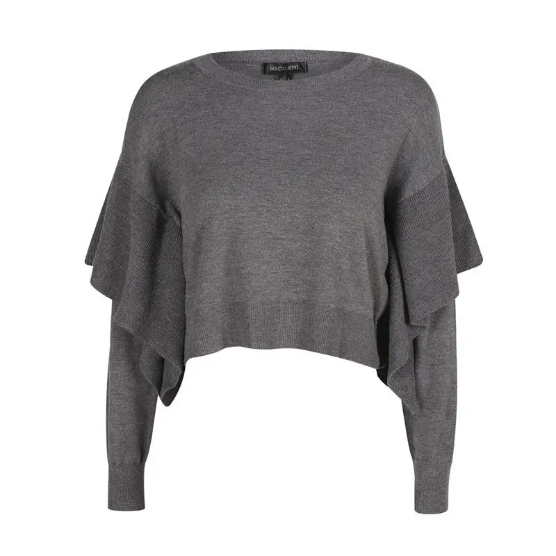 2018 Spring Autumn Winter New Fashion Sweaters Women Casual Office Sweet O-Neck Ruffle Knitted Pullovers Girls Long Sleeve Tops
2018 Spring Autumn Winter New Fashion Sweaters Women Casual Office Sweet O-Neck Ruffle Knitted Pullovers Girls Long Sleeve Tops