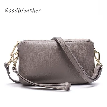 Fashion messenger bag women high quality soft grey genuine leather bags luxury designer female wristlet bags with strap 6colors
Fashion messenger bag women high quality soft grey genuine leather bags luxury designer female wristlet bags with strap 6colors