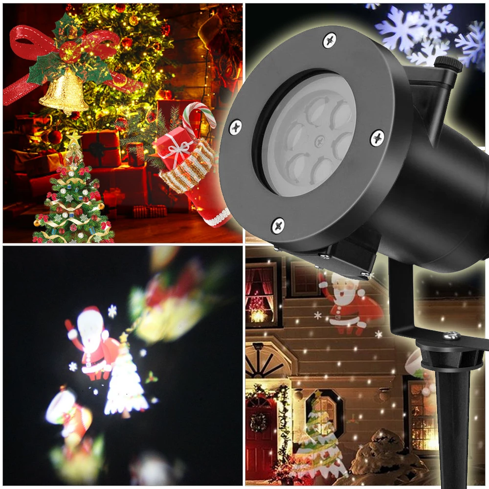 12 Patterns Christmas Laser Snowflake Projector Outdoor LED Waterproof Disco Lights Home Garden Star Light Indoor Decoration
12 Patterns Christmas Laser Snowflake Projector Outdoor LED Waterproof Disco Lights Home Garden Star Light Indoor Decoration