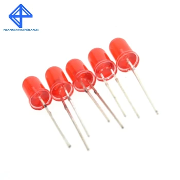 100pcs 5mm Diffused RED LED Diode DIP Round Wide Angle Through Hole 2 Pin LED Light Emitting Diode Lamp 1.8-2.0V
100pcs 5mm Diffused RED LED Diode DIP Round Wide Angle Through Hole 2 Pin LED Light Emitting Diode Lamp 1.8-2.0V