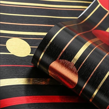 beibehang Environmental personality gold foil dot wallpaper KTV bar hotel restaurant red striped fight color waterproof wall
beibehang Environmental personality gold foil dot wallpaper KTV bar hotel restaurant red striped fight color waterproof wall