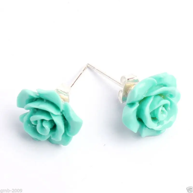 Hot selling> Hot sale new Style >>>>Fashion 12mm Green Carving Rose Flower Resin Materi Silver Plated Stud Earrings -Bride jewel
Hot selling> Hot sale new Style >>>>Fashion 12mm Green Carving Rose Flower Resin Materi Silver Plated Stud Earrings -Bride jewel