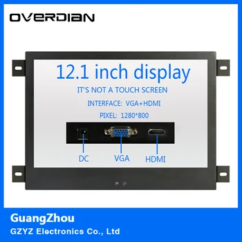 12.1/12" VGA/HDMI Interface Metal Shell Fixed Ear Installation 16:10 Non-touch Screen Industrial Control Lcd Monitor
12.1/12" VGA/HDMI Interface Metal Shell Fixed Ear Installation 16:10 Non-touch Screen Industrial Control Lcd Monitor