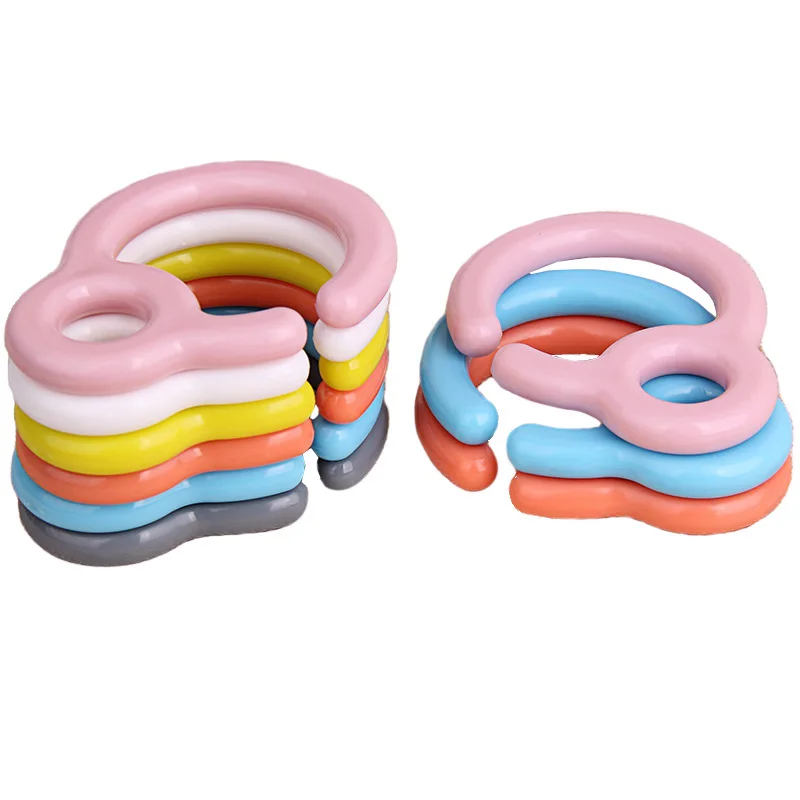 Sutoyuen 10pcs Plastic Baby Pacifier Hook Teething Ring Links For Baby Stroller Toys Dummy Clips Silicone Jewerly Accessories
Sutoyuen 10pcs Plastic Baby Pacifier Hook Teething Ring Links For Baby Stroller Toys Dummy Clips Silicone Jewerly Accessories