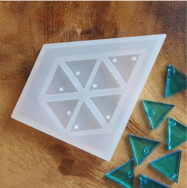 Silicon Mold Cabochon - triangle shape silicone mold - Pendant resin silicon mold - for Jewelry Make - Epoxy Resin Mold
Silicon Mold Cabochon - triangle shape silicone mold - Pendant resin silicon mold - for Jewelry Make - Epoxy Resin Mold