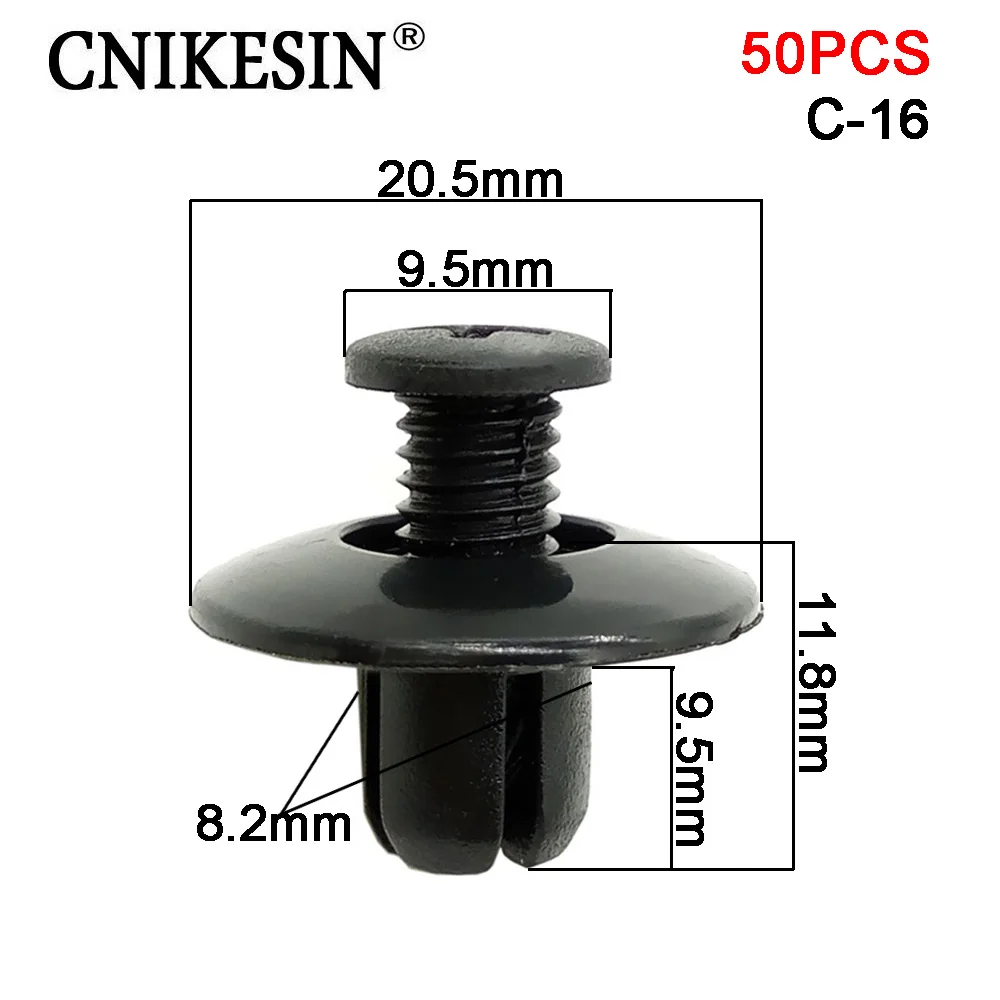20 Front Fender Bumper Liner Clip Retainer Rivet for Toyota 90467-07166 Fastener