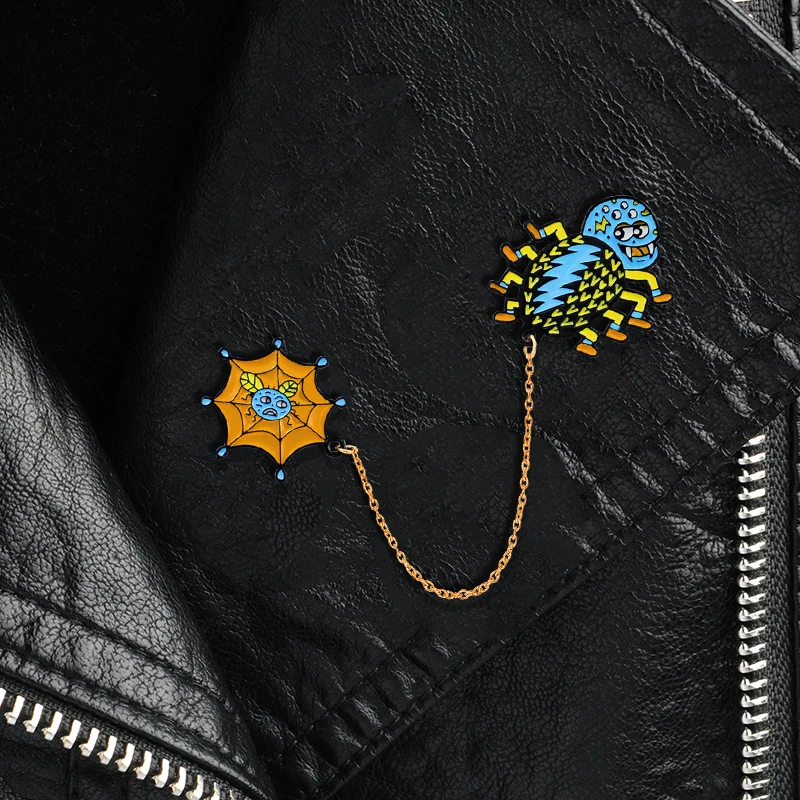 Cute Spider Connection Spider Web Pin Cartoon Collar Pin Backpack Badge Brooches For Children's Day Gift
Cute Spider Connection Spider Web Pin Cartoon Collar Pin Backpack Badge Brooches For Children's Day Gift