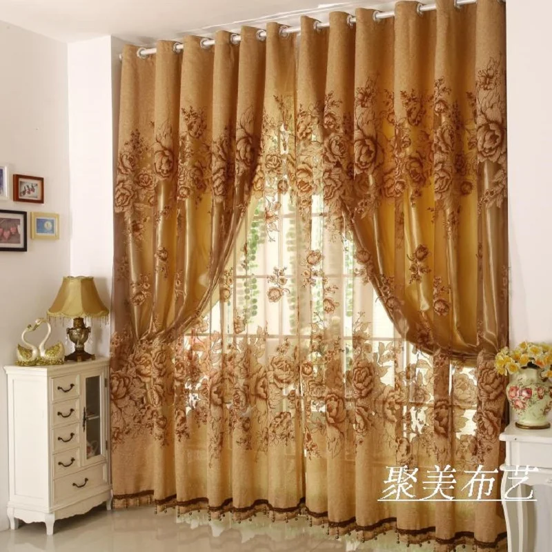 1 PC Curtain and 1 PC Tulle Peony Luxury Window Curtains Set for Living Room European Royal Curtains for the Bedroom
1 PC Curtain and 1 PC Tulle Peony Luxury Window Curtains Set for Living Room European Royal Curtains for the Bedroom