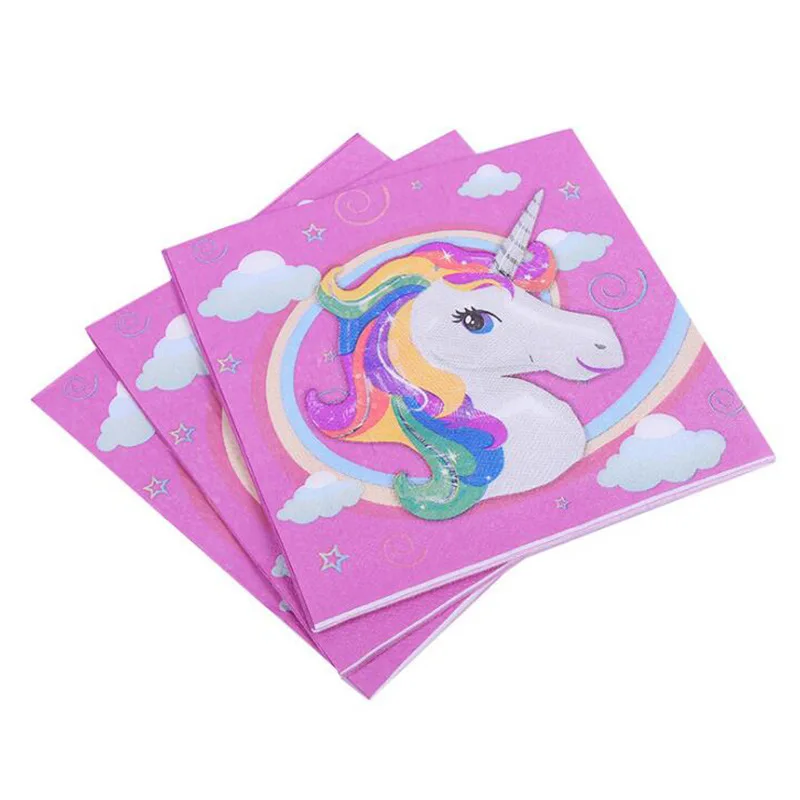 20pcs unicorn party Paper towel napkin wedding easter decoration disposable set baby shower party supplies Activity goods hot
20pcs unicorn party Paper towel napkin wedding easter decoration disposable set baby shower party supplies Activity goods hot