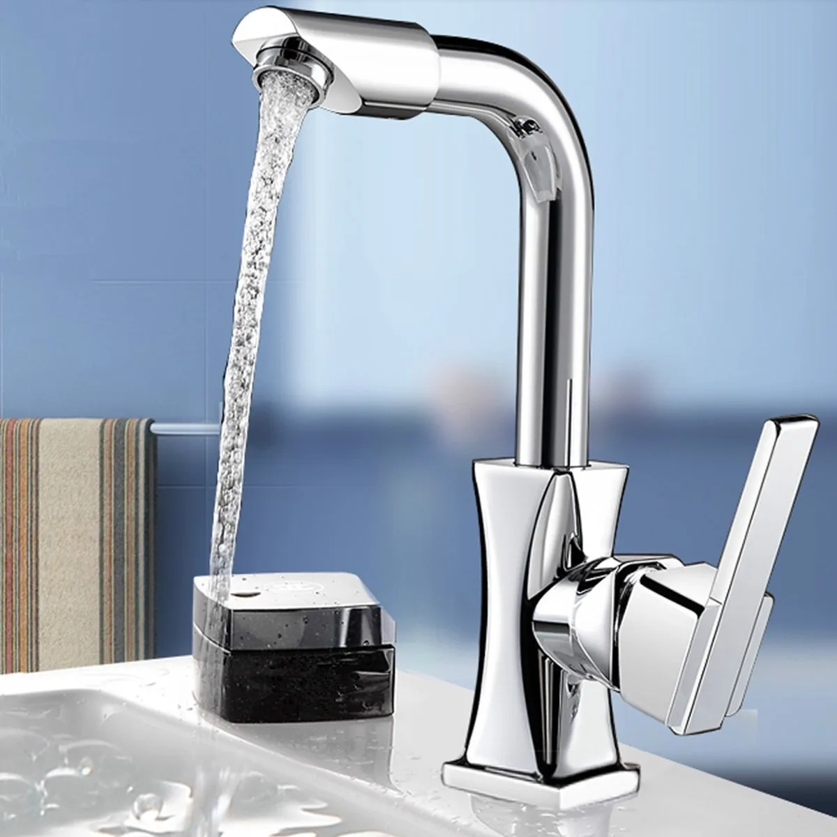 Xueqin 360 Rotation Spout Modern Kitchen Mixer Tap Brass Polished Single Handle Wash Basin Faucet For Bathroom Deck Mounted
Xueqin 360 Rotation Spout Modern Kitchen Mixer Tap Brass Polished Single Handle Wash Basin Faucet For Bathroom Deck Mounted
