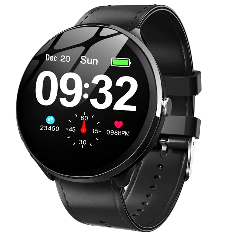 AABB-Kospet V12 Smartwatch Blood Oxygen Monitoring / Heart Rate / Breathing Light / Tempered Glass Leather Smart Watch Waterpr
AABB-Kospet V12 Smartwatch Blood Oxygen Monitoring / Heart Rate / Breathing Light / Tempered Glass Leather Smart Watch Waterpr
