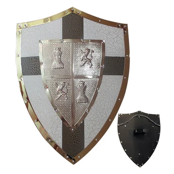 Medieval Style Shield Knight Armor Steel with Cross Renaissance Costume Real Steel Material Brand New Supply
Medieval Style Shield Knight Armor Steel with Cross Renaissance Costume Real Steel Material Brand New Supply