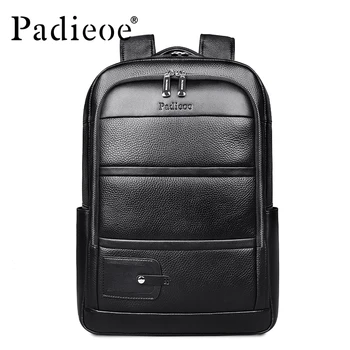 Padieoe Luxury Brand Genuine Cow Leather Unisex Backpacks High Quality Solid Color Laptop Bag Large Capacity Men's Travel Bag
Padieoe Luxury Brand Genuine Cow Leather Unisex Backpacks High Quality Solid Color Laptop Bag Large Capacity Men's Travel Bag
