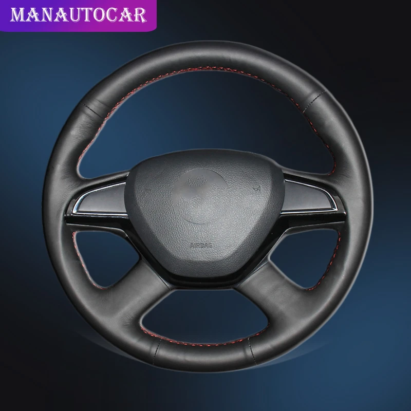 Car Braid On The Steering Wheel Cover for Skoda Octavia 2015 2016 Fabia 2014 Rapid 2013-2015 Superb 2013-2016 Yeti Auto Covers
Car Braid On The Steering Wheel Cover for Skoda Octavia 2015 2016 Fabia 2014 Rapid 2013-2015 Superb 2013-2016 Yeti Auto Covers