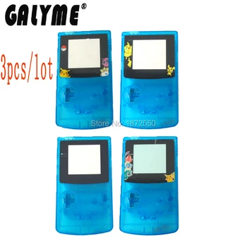3PCS/LOT Clear Plastic Case Housing Cover For GameboyColor GBO DMG Repair Shell Game Console Boy Handheld Transprent Blue Color
3PCS/LOT Clear Plastic Case Housing Cover For GameboyColor GBO DMG Repair Shell Game Console Boy Handheld Transprent Blue Color