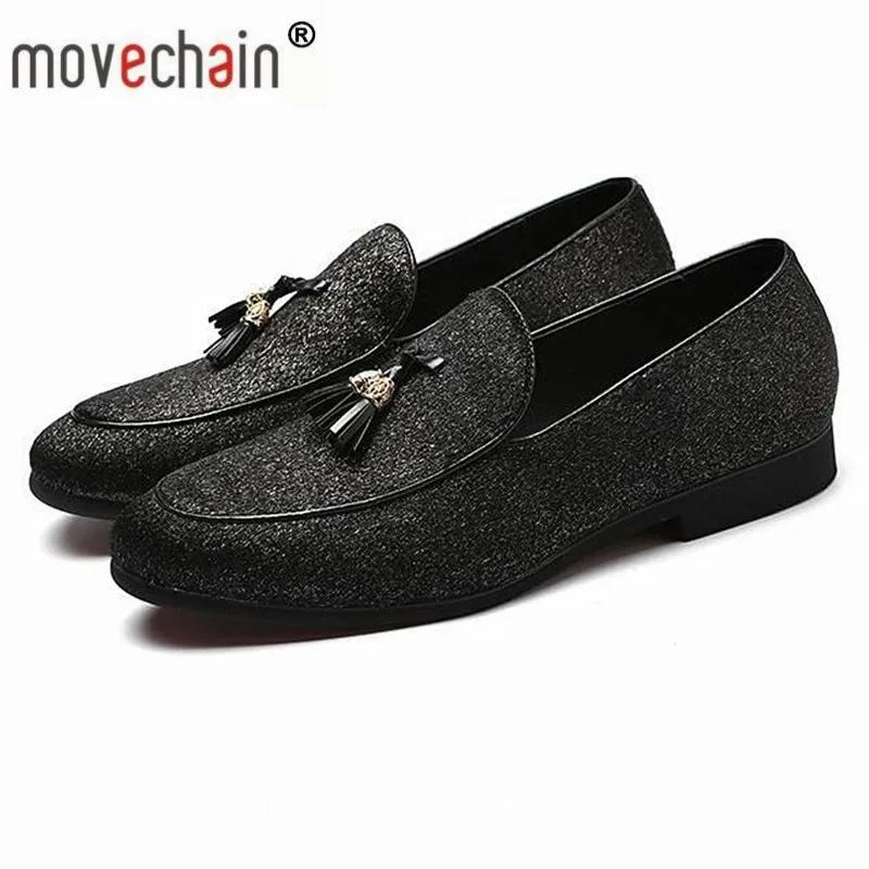 Men's Casual Party Tassels Shoes Fashion Spikes Man Glitter Driving Loafers Mens Flats Moccasins Oxfords Plus Sizes EU 38-48
Men's Casual Party Tassels Shoes Fashion Spikes Man Glitter Driving Loafers Mens Flats Moccasins Oxfords Plus Sizes EU 38-48