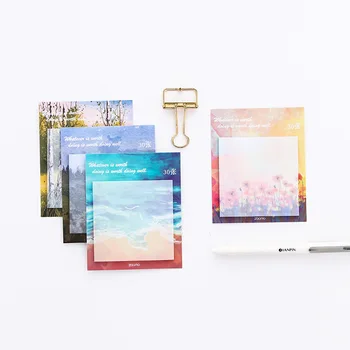 1PC Creative Oil Painting Ocean Memo Pad Paper Post Notes Sticky Notes Notepad Stationery Papeleria Office School Supplies
1PC Creative Oil Painting Ocean Memo Pad Paper Post Notes Sticky Notes Notepad Stationery Papeleria Office School Supplies