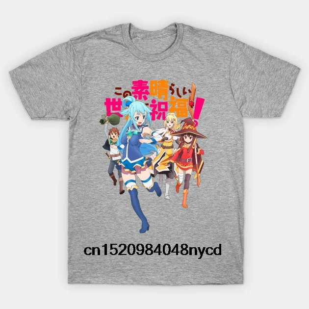 Printed Men T Shirt Cotton tShirt O-Neck Short-Sleeve New Style Konosuba Konosuba Women T-Shirt
Printed Men T Shirt Cotton tShirt O-Neck Short-Sleeve New Style Konosuba Konosuba Women T-Shirt