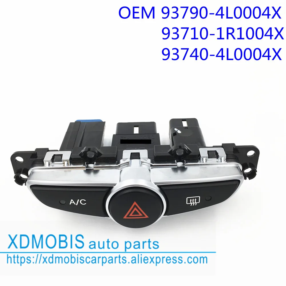 Hazard warning light switch assembly Rear defroster Air conditioning switch assembly for hyundai ACCENT SOLARIS 2011-2016 93790
Hazard warning light switch assembly Rear defroster Air conditioning switch assembly for hyundai ACCENT SOLARIS 2011-2016 93790
