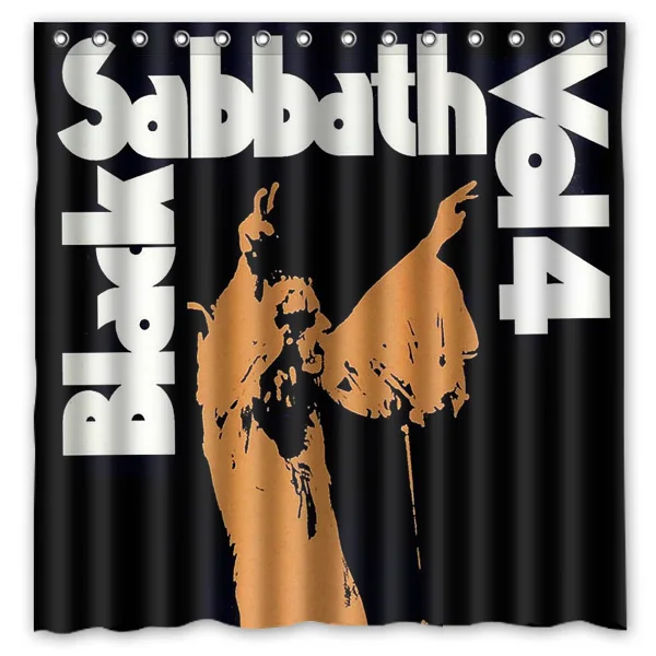 High Quality Custom Waterproof Bathroom Curtains Black Sabbath Polyester Fabric Shower Curtain 180*180cm
High Quality Custom Waterproof Bathroom Curtains Black Sabbath Polyester Fabric Shower Curtain 180*180cm