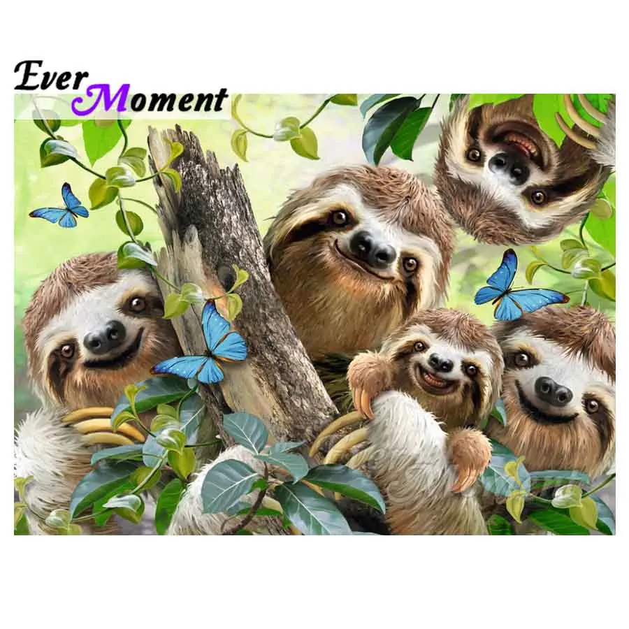 Ever Moment Diamond Painting Sloth Selfie Diamond Mosaic Full Square Drills Rhinestone Artwork Home Decoration ASF1241
Ever Moment Diamond Painting Sloth Selfie Diamond Mosaic Full Square Drills Rhinestone Artwork Home Decoration ASF1241