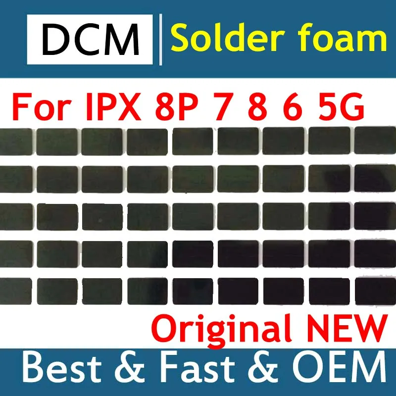 100PCS for iPhoneX 8 8P backlight solder paste foam stciker Original black sticker line welding stickers 7P 6S 6S Plus 6P 6G 5G
100PCS for iPhoneX 8 8P backlight solder paste foam stciker Original black sticker line welding stickers 7P 6S 6S Plus 6P 6G 5G