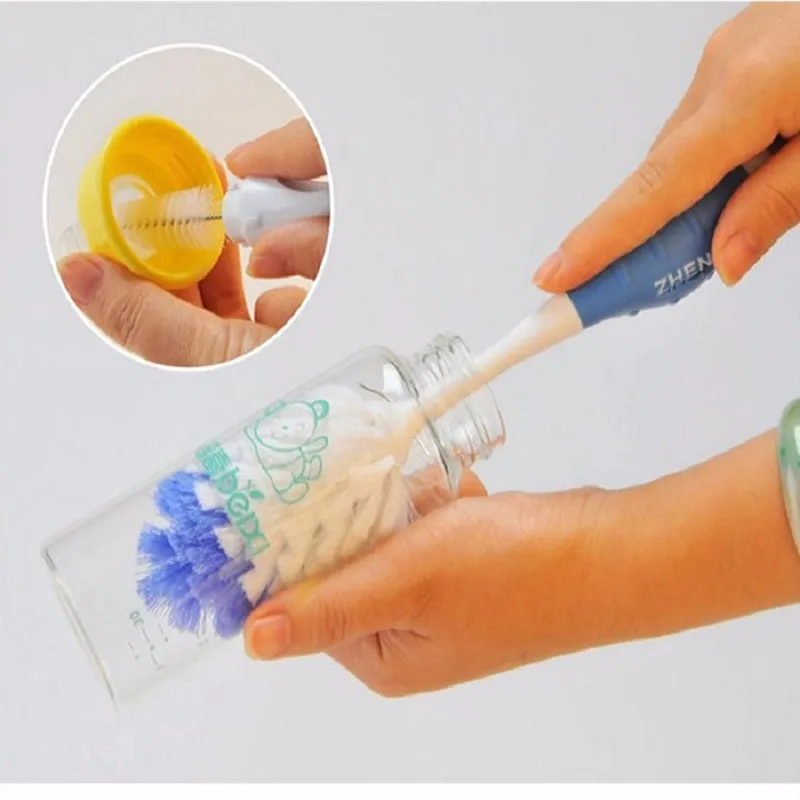 Baby Bottle Brushes 2 in 1 for Cleaning Kids Milk Feed Bottle Nipple Pacifier Nozzle Spout Tube Cleaning Set Multifunction Brush
Baby Bottle Brushes 2 in 1 for Cleaning Kids Milk Feed Bottle Nipple Pacifier Nozzle Spout Tube Cleaning Set Multifunction Brush