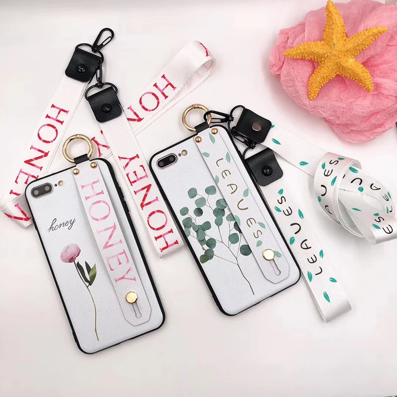 Phone case For iphone 6 6S 7 8 Plus Little tree green flower Kickstand Hang rope soft TPU case For iphone XR XS XS Max conque
Phone case For iphone 6 6S 7 8 Plus Little tree green flower Kickstand Hang rope soft TPU case For iphone XR XS XS Max conque