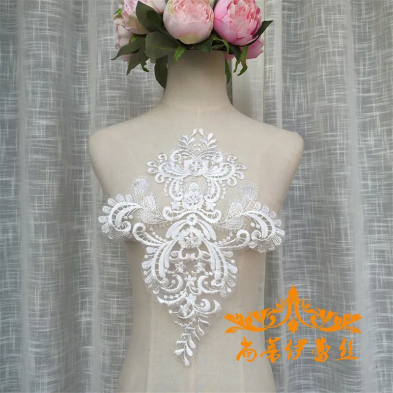 1Pc Ivory Flower Floral Venice Venise Ivory Lace Applique Sewing Trims DIY Craft 35.5X 25cm BD0128
1Pc Ivory Flower Floral Venice Venise Ivory Lace Applique Sewing Trims DIY Craft 35.5X 25cm BD0128