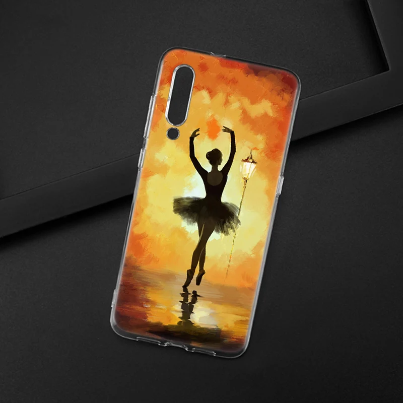 Силиконовый чехол с танцами балерины для Xiaomi Pocophone F1 9T 9 9SE 8 A2 Lite A1 Mix3 Redmi K20 7A Note 4 4X 5 6