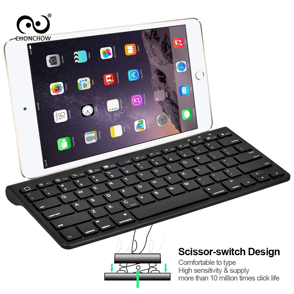 Mini Bluetooth Keyboard for Phone iPad for Smart TV Multimedia Hot Keys Wireless Keyboard for Android Tablet IOS Windows 7/8/10
Mini Bluetooth Keyboard for Phone iPad for Smart TV Multimedia Hot Keys Wireless Keyboard for Android Tablet IOS Windows 7/8/10