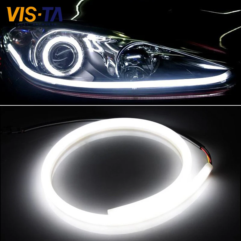 Hot 2PCS 60cm DRL Flexible LED Tube Strip Style Daytime Running Lights Tear Strip Car Headlight Turn Signal Light Parking Lamps
Hot 2PCS 60cm DRL Flexible LED Tube Strip Style Daytime Running Lights Tear Strip Car Headlight Turn Signal Light Parking Lamps
