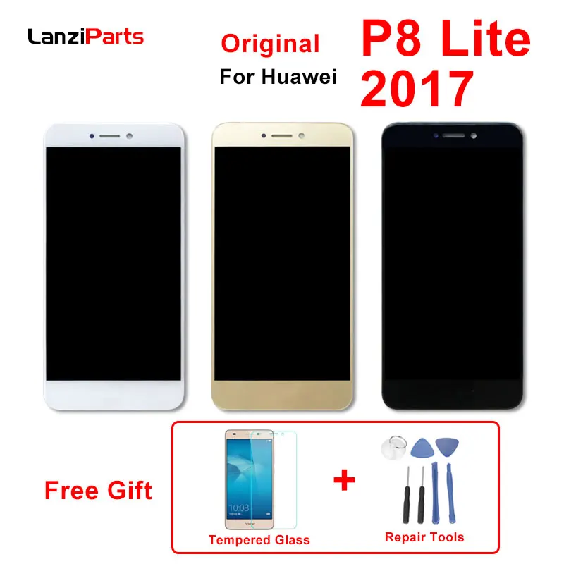 Original LCD with Frame for Huawei P8 Lite 2017 LCD Display Touch Screen Digitizer Assembly for Huawei P8 Lite 2017 LCD Screen
Original LCD with Frame for Huawei P8 Lite 2017 LCD Display Touch Screen Digitizer Assembly for Huawei P8 Lite 2017 LCD Screen