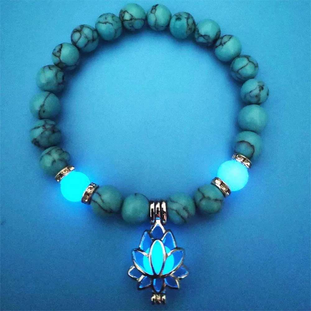 Charming Luminous Glowing In The Dark Lotus Flower Shaped Bracelet Jewelry For Women Classical Bangle
Charming Luminous Glowing In The Dark Lotus Flower Shaped Bracelet Jewelry For Women Classical Bangle