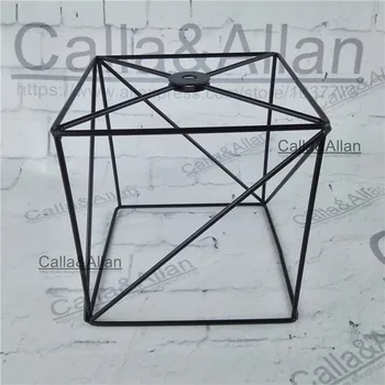 iron black square cage lamp shade L160mm*H160mm E27 edison DIY lighting accessories lamp shade
iron black square cage lamp shade L160mm*H160mm E27 edison DIY lighting accessories lamp shade