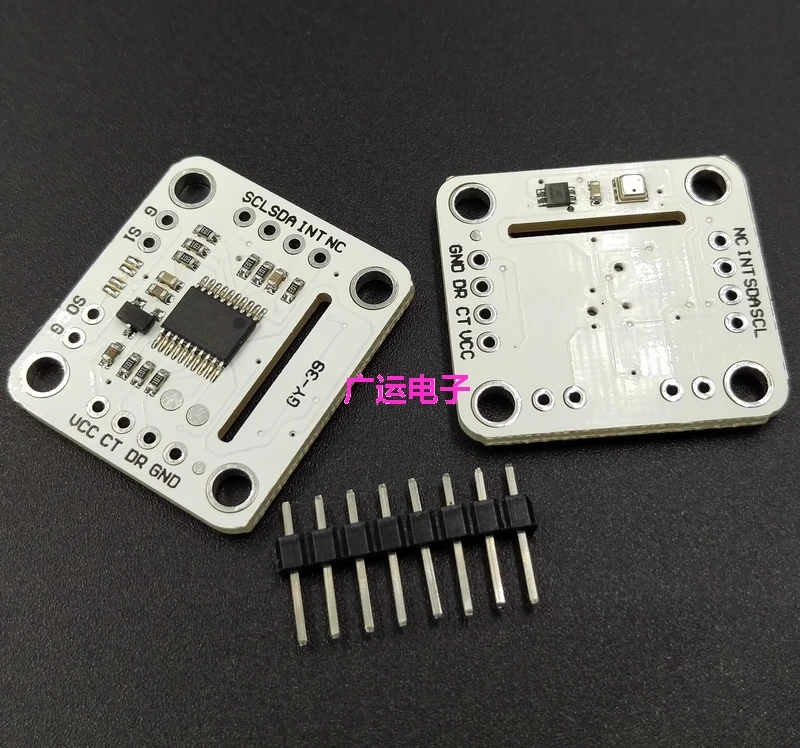 GY-39 serial MAX44009 light intensity BME280 temperature and humidity sensor module
GY-39 serial MAX44009 light intensity BME280 temperature and humidity sensor module