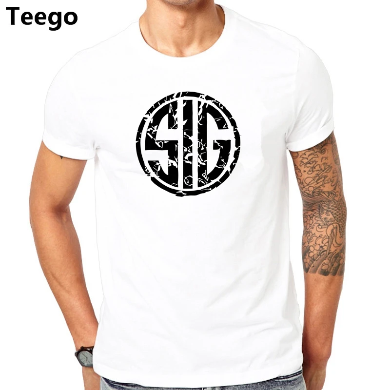 2017 Summer Style T Shirt Men Fashion TeesRoom Men's Classic Logo SIG SAUER Short Sleeve T shirt 100% Cotton Shirts
2017 Summer Style T Shirt Men Fashion TeesRoom Men's Classic Logo SIG SAUER Short Sleeve T shirt 100% Cotton Shirts