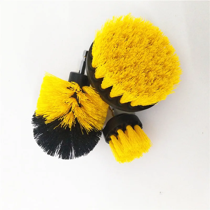 DIY 3 pcs yellow Power Scrubber Brush Electric Drill Brush Power Scrub Cleaning Kit Clean for Bathroom Surfaces dropshipping
DIY 3 pcs yellow Power Scrubber Brush Electric Drill Brush Power Scrub Cleaning Kit Clean for Bathroom Surfaces dropshipping