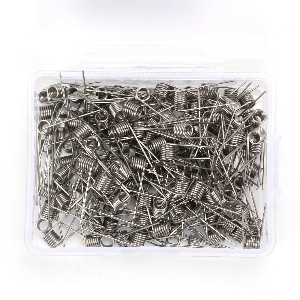 Coil Father 100pcs/lot Pre-built NI80 SS316 Premade Coil 22 24 26 28 DIY Heating Alien Clapton Wire For E Cigarette Rda
Coil Father 100pcs/lot Pre-built NI80 SS316 Premade Coil 22 24 26 28 DIY Heating Alien Clapton Wire For E Cigarette Rda