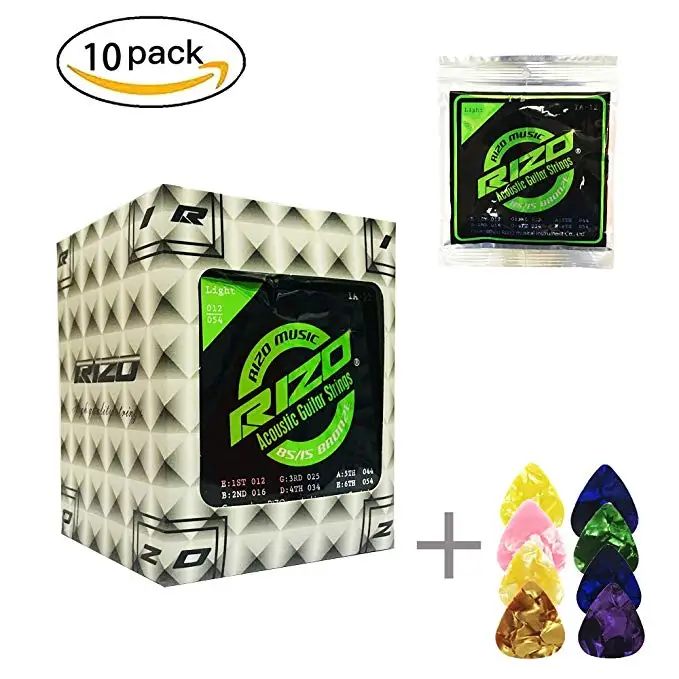 10Set/lot RIZO High End Professional IA Series Medium Extra Light Acoustic Guitar Strings
10Set/lot RIZO High End Professional IA Series Medium Extra Light Acoustic Guitar Strings