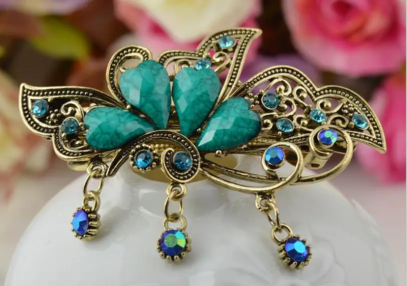 1Pc Retro Rhinestone Flower Hair Clips Elegant Women Barrettes Hairclips Hairpins Beauty Hair Barrette Hairgrip Hair Accessories
1Pc Retro Rhinestone Flower Hair Clips Elegant Women Barrettes Hairclips Hairpins Beauty Hair Barrette Hairgrip Hair Accessories