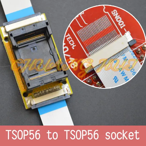 Program Test Original ic354-0562-010 TSOP56 On line test socket SMD welding TSOP56 to TSOP56 test socket Pitch=0.5mm
Program Test Original ic354-0562-010 TSOP56 On line test socket SMD welding TSOP56 to TSOP56 test socket Pitch=0.5mm