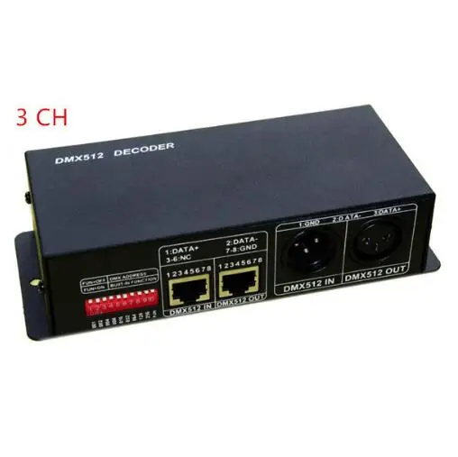 best price 1 pcs DC12V-24V 3x4A DMX Decoder led Controller use for RGB 5050 3528 LED Strip Light
best price 1 pcs DC12V-24V 3x4A DMX Decoder led Controller use for RGB 5050 3528 LED Strip Light