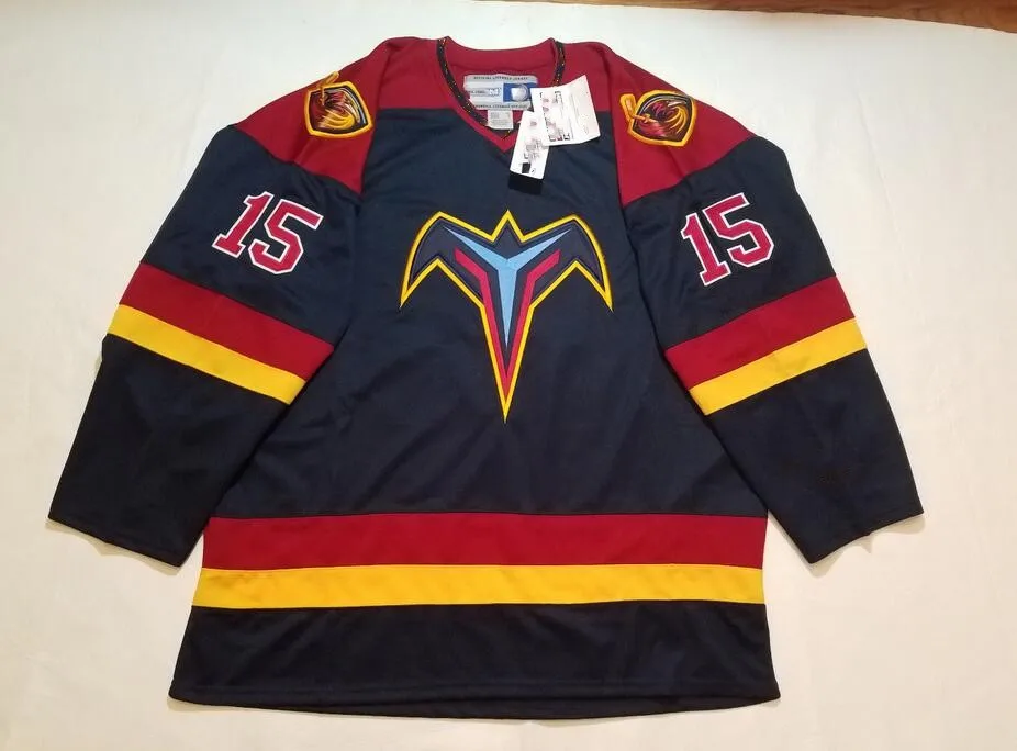 Vintage Atlanta Thrashers #15 Dany Heatley Bryan Little Hockey Jersey Embroidery Stitched Customize any number and nam
Vintage Atlanta Thrashers #15 Dany Heatley Bryan Little Hockey Jersey Embroidery Stitched Customize any number and nam