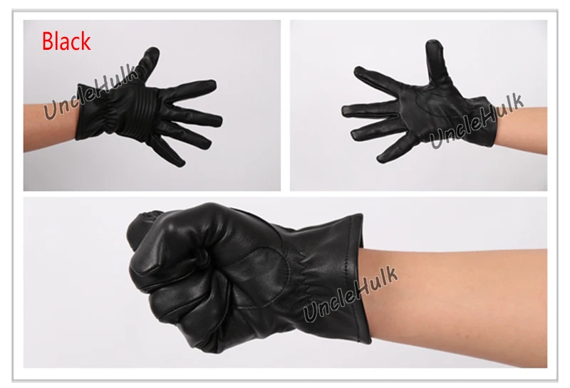 Super-Sentai-Genuine-Leather-Short-Gloves-Cosplay-Props-Masked-Rider-Gloves-No-Zipper-UncleHulk-14
