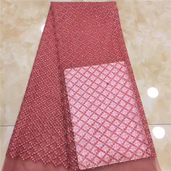 Beautiful African net lace fabric French tulle material for lady dress PDN394(5yards/lot)
Beautiful African net lace fabric French tulle material for lady dress PDN394(5yards/lot)
