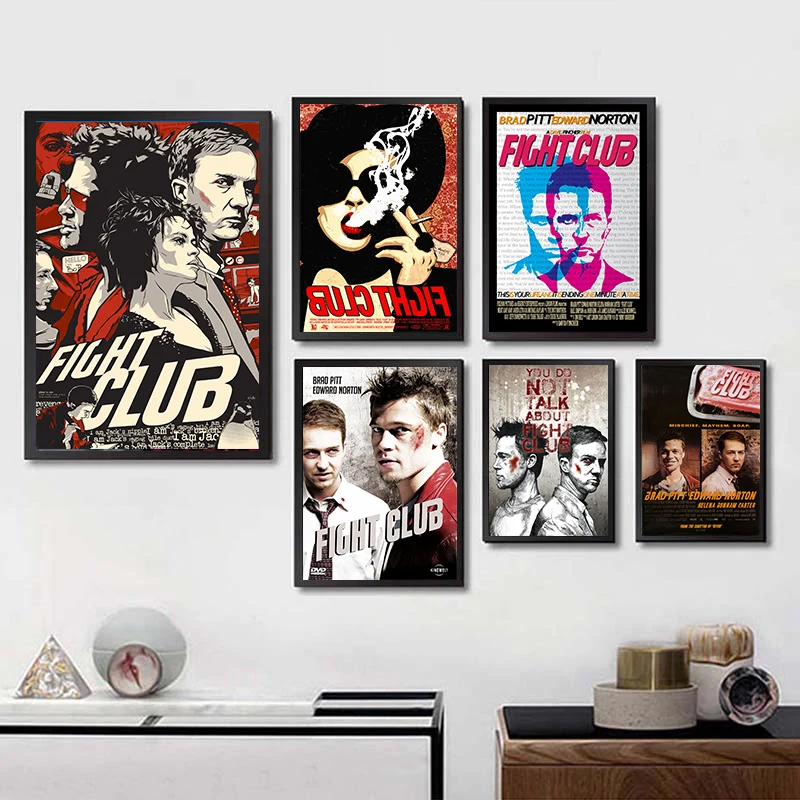 Fight Club Movie Posters White Coated Paper Prints Home Decoration Wall Stickers Home Art Brand
Fight Club Movie Posters White Coated Paper Prints Home Decoration Wall Stickers Home Art Brand